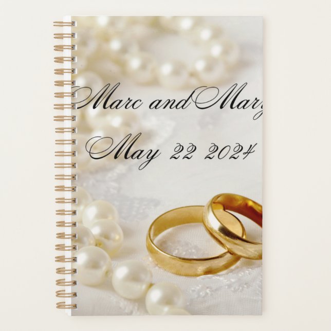 wedding planner personnalisable (Devant)
