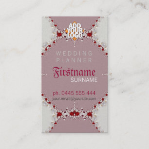 Wedding Planner Royal Business Card