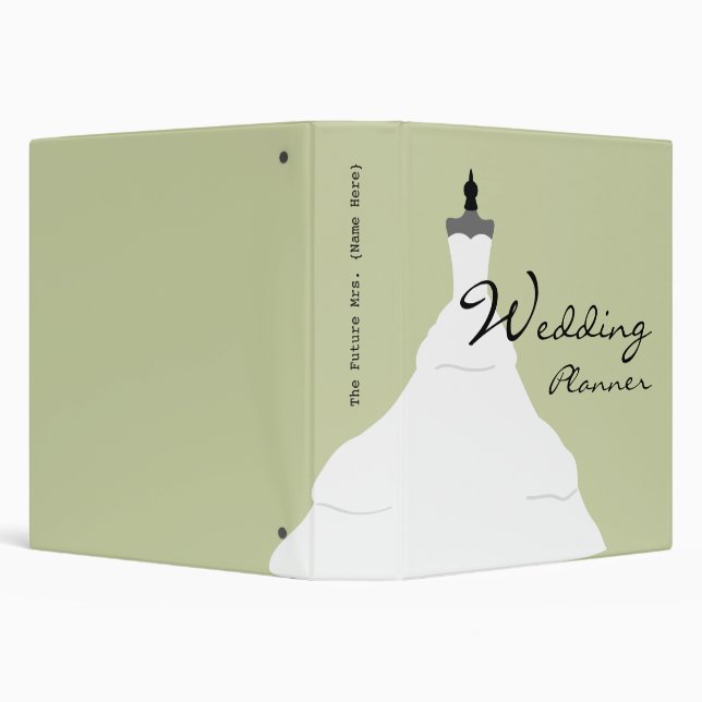 Wedding Planner - Trendy Wedding Dress Binder (Background)