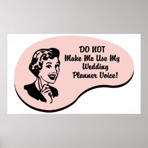 Wedding Planner Voice Poster