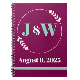 Wedding planning or post event keepsake notebook