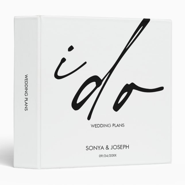 Wedding Plans | DO Binder (Front/Spine)