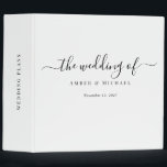 Wedding Plans | Modern Elegant   Binder<br><div class="desc">More Wedding Supplies in the Little Bayleigh Store!</div>