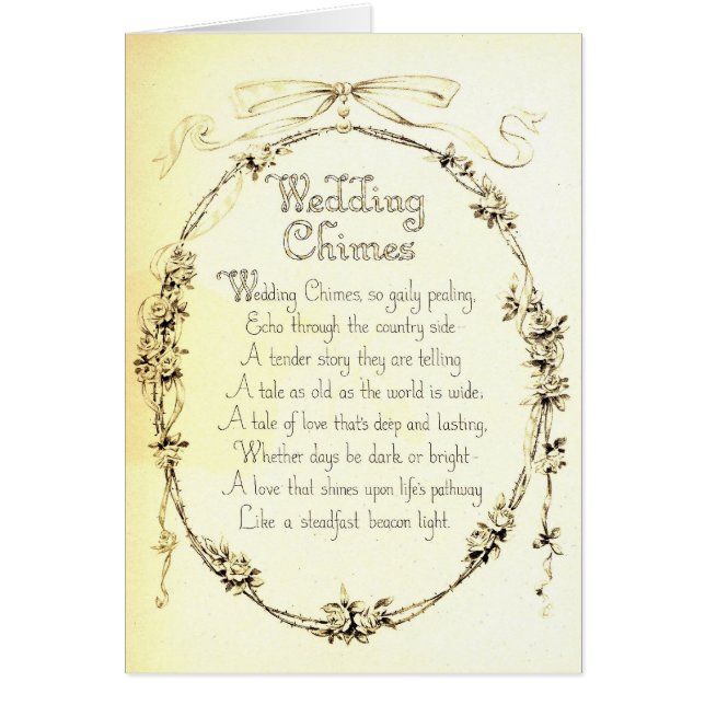 Wedding Poem (Front)