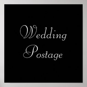Wedding Postage Poster