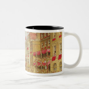 Wedding Procession of Edward, Prince of Wales Two-Tone Coffee Mug