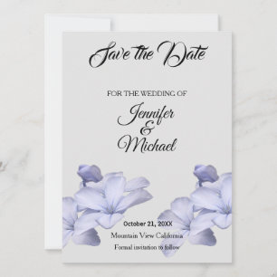 Wedding Professional Classical Floral Save The Date