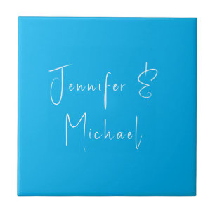 Wedding Professional Classical Sky Blue Tile