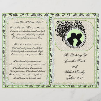 Wedding Program (Bifold Design)