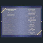 Wedding program template (three)<br><div class="desc">A "wedding program" with fully customizable templates enabling you to create the perfect program for guests. DESIGN - An elegant see through inlay is trimmed with a faux gold edge and is set against a background that may be changed to any colour of your choice. CUSTOMIZE IT: Add your own...</div>