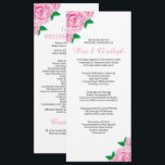 Wedding Program Templates for Ceremony<br><div class="desc">Elegant and customizable Wedding Ceremony Program Template to beautifully outline your special day's schedule. Perfect for modern or traditional weddings. Easy to edit and print.</div>