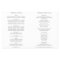 Wedding Programs | Grey Calligraphy Design