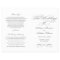 Wedding Programs | Grey Calligraphy Design