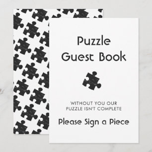 Wedding Puzzle Guest Book Sign