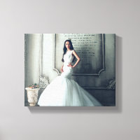 Wedding Reception Bridal Portrait Display Keepsake