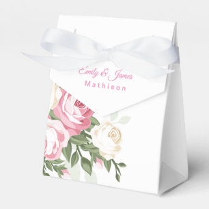 Wedding Reception Favour Boxes Vintage Roses