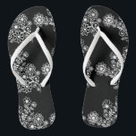 Wedding Reception Flip Flops | Customize Colour<br><div class="desc">A cute guest favour addition to your destination beach or poolside wedding reception! Let your lady guests dance the night away in these comfortable "dancing shoes" flip flops. Place the flip flops in a basket beside the dance floor. Sample colour is shown in black and white -click "customize it" to...</div>