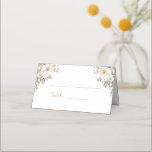 Wedding Reception Folded Table Number Card<br><div class="desc">Elegant Magnolia Blossom folded table number cards.  Perfect for Wedding reception and goes perfectly with my winter themed wedding invitations.
https://www.zazzle.com/collections/weddings-119044918507787835</div>