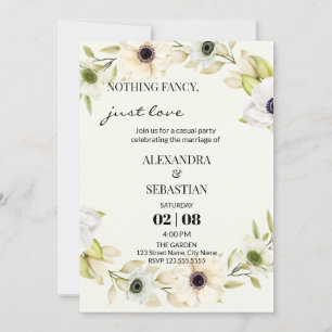 Wedding Reception Invitation