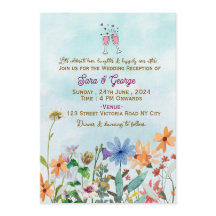 Wedding Reception  Invitations 