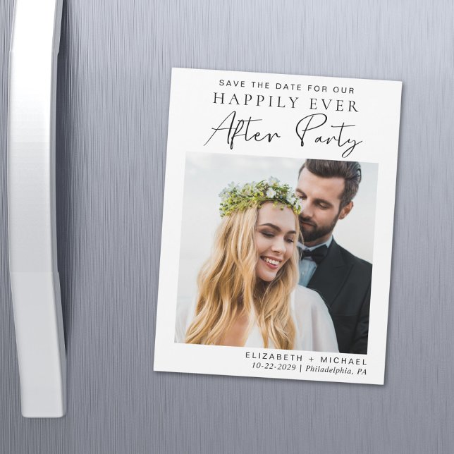 Wedding Reception Save The Date Magnetic Invitation (Creator Uploaded)