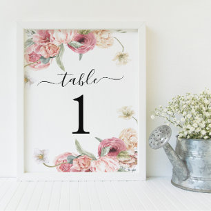 Wedding Reception Table Number   Annabeth