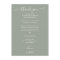 Wedding Reception Thank You Sage Green Place Card
