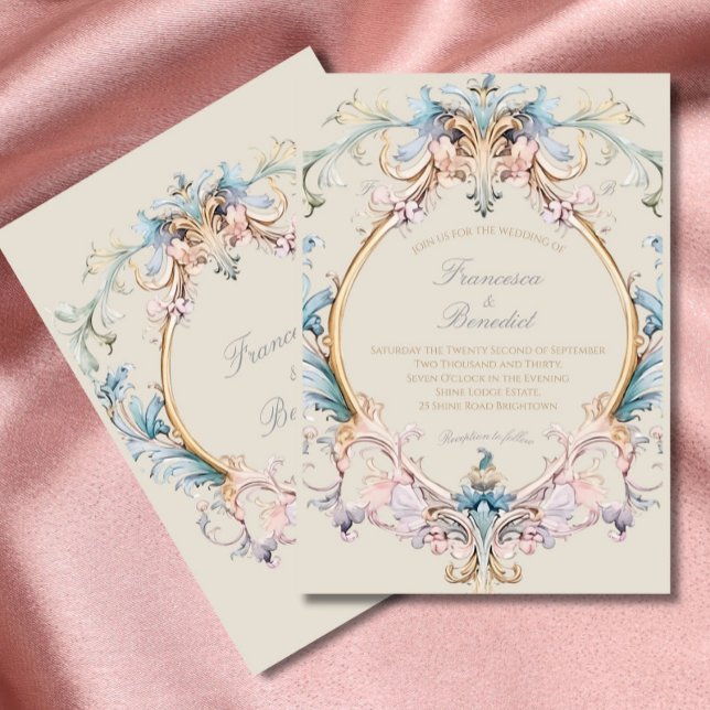 Wedding Regency Vintage Victorian Invitation (Creator Uploaded)