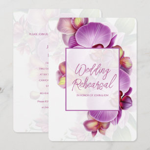Wedding Rehearsal and Dinner Invitation