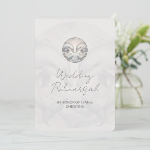 Wedding Rehearsal Dinner Invitation Dolphin Theme