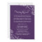 Wedding Rehearsal | Elegant Scrolls Dark Purple