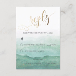 Wedding Reply RSVP Card