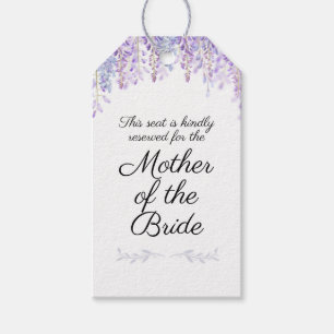 Wedding Reserved Seat Sign Gift Tags