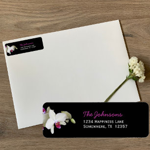 Wedding Return Address Labels -- Orchid