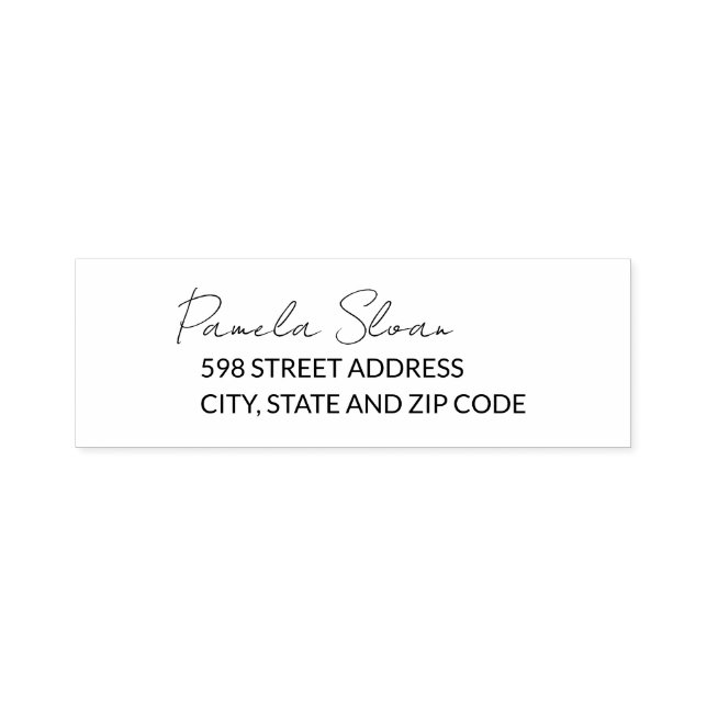 Wedding Return Address Self-inking Stamp (Design)