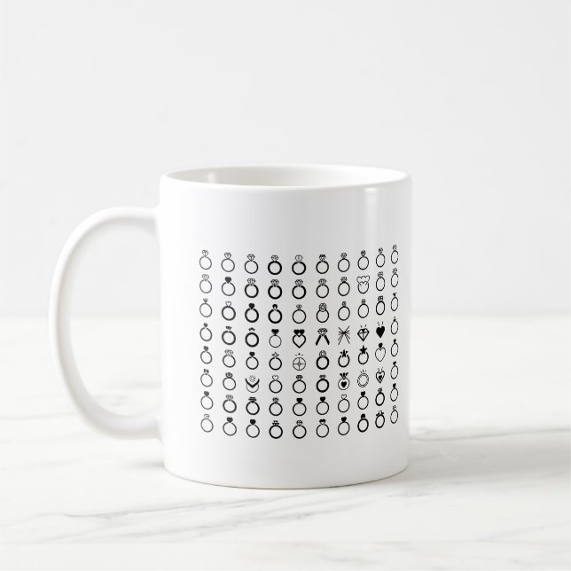 Wedding Ring Coffee Mug (Left)