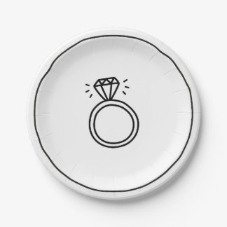Wedding Ring Party Plate