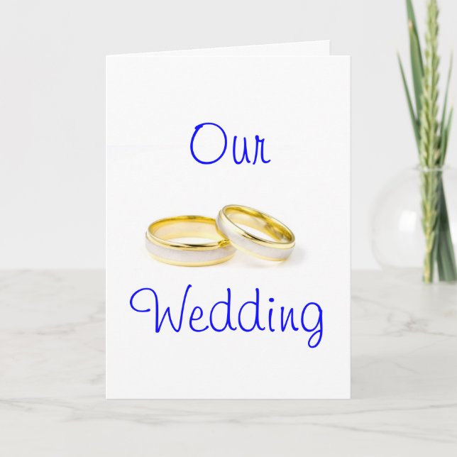 Wedding Rings Invitation (Front)