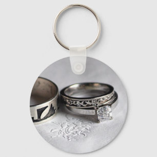 Wedding Rings Keychain