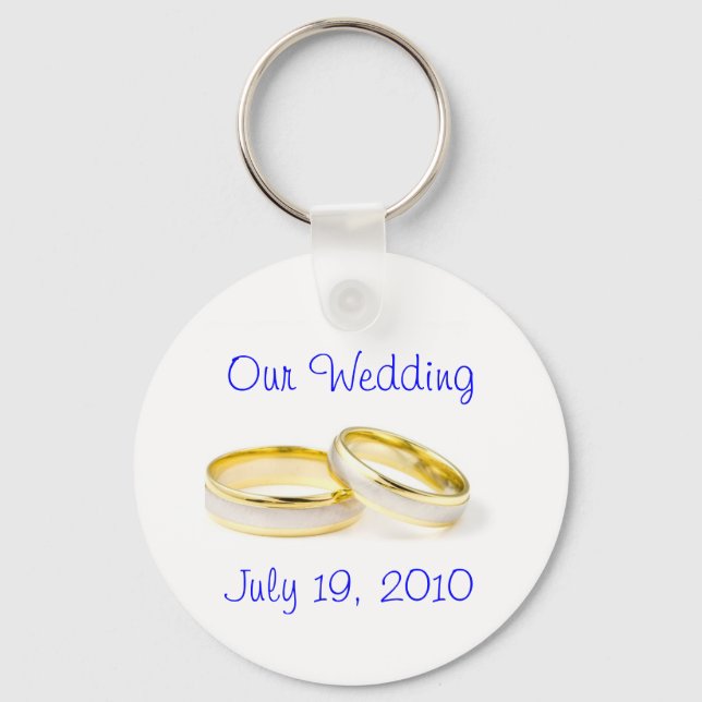 Wedding Rings Keychain (Front)