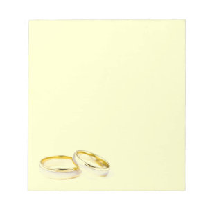Wedding Rings Notepad