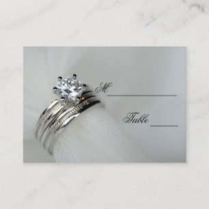 Wedding Rings Place Card