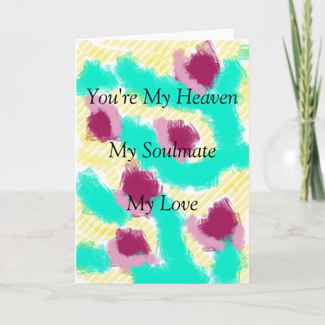 Wedding Romantic card (Front)