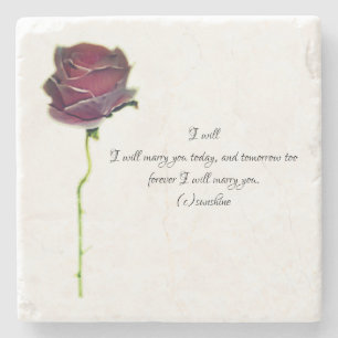WEDDING ROMANTIC Coaster art design style