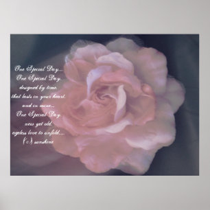 WEDDING ROMANTIC POSTER STYLE DESIGN 