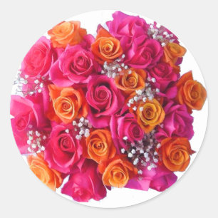 Wedding Rose Envelope Seal Stickers