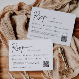 Wedding RSVP Card Template