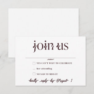 Wedding RSVP Cards