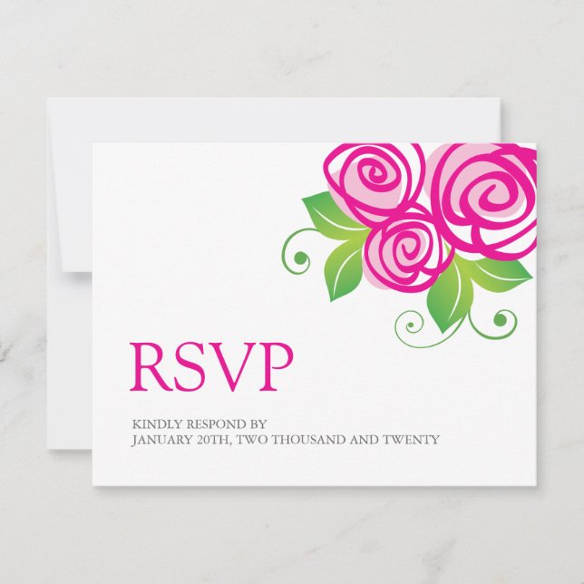 Wedding RSVP Cards (Front)