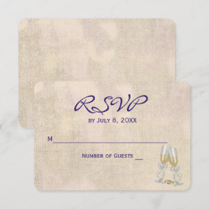 Wedding RSVP Floral Invitation